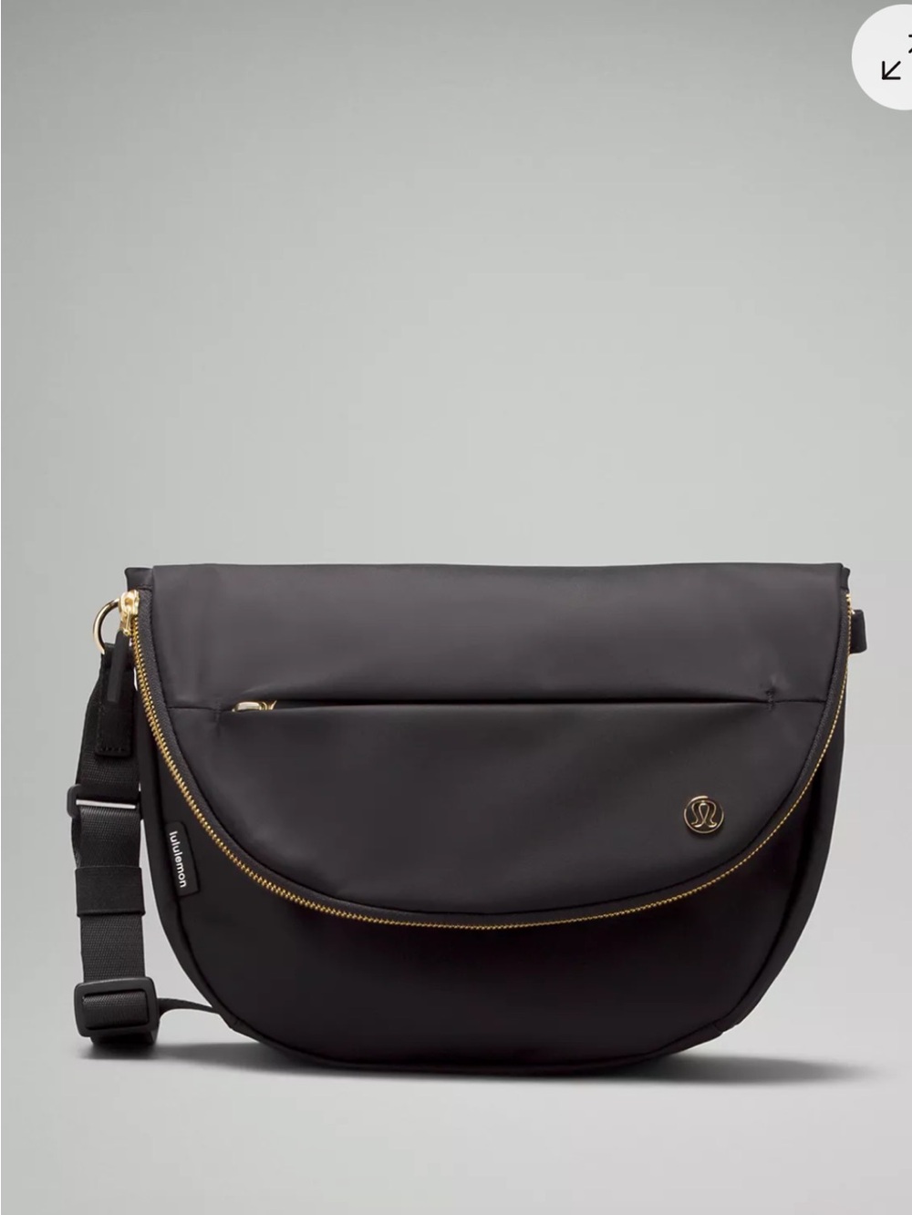 NWT!🍋🍋Lululemon All Night Festival Bag 5L🍋🍋. Color Black/Gold.